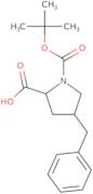 (2R,4S)-4-Benzyl-1-(tert-butoxycarbonyl)pyrrolidine-2-carboxylic acid