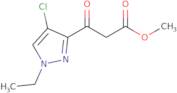 3-(4-Chloro-1-ethyl-1H-pyrazol-3-yl)-3-oxo-propionic acid methyl ester