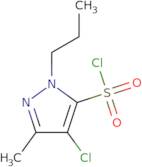 4-Chloro-3-methyl-1-propyl-1H-pyrazole-5-sulfonyl chloride