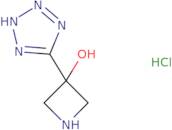 3-(1H-1,2,3,4-Tetrazol-5-yl)azetidin-3-ol hydrochloride