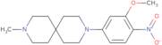 3-(3-Methoxy-4-nitrophenyl)-9-methyl-3,9-diazaspiro[5.5]undecane