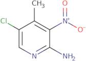 2-Amino-5-chloro-3-nitro-4-picoline