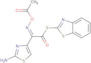 (Z)-a-[(Acetyloxy)imino]-2-amino-4-thiazoleethanethioic acid-S-2-benzothiazolyl ester