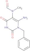 6-Amino-1-benzyl-5-(N-formyl-N-methyl)uracil