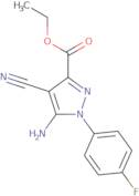 5-Amino-4-cyano-1-(4-fluorophenyl)-1H-pyrazole-3-carboxylic
