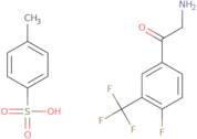 2-Amino-1-[4-fluoro-3-(trifluoromethyl)phenyl]ethanone 4-methylbenzenesulfonate