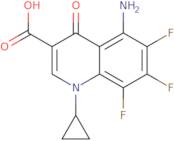 5-Amino-1-cyclopropyl-6,7,8-trifluoro-4-oxo-1,4-dihydro-3-quinolinecarboxylic acid