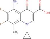 5-Amino-1-Cyclopropyl-6,7-Difluoro-8-Methyl-4-Oxo-1,4-Dihydro-3-Quinolinecarboxylic Acid