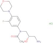 N-[(2S)-3-Amino-2-hydroxypropyl]-N-[3-fluoro-4-(4-morpholinyl)phenyl] acetamide Hydrochloride