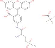 (R)-2-Amino-2-[(5-fluoresceinyl)aminocarbonyl]ethyl Methanethiosulfonate, Trifluoroacetic Acid Salt