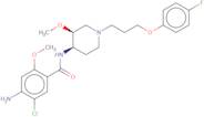 4-Amino-5-chloro-N-{(3S,4R)-1-[3-(4-fluorophenoxy)propyl]-3-methoxy-4-piperidinyl}-2-methoxybenzam…