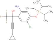 2-Amino-5-chloro-alpha-(cyclopropylethynyl)-4-isopropylsilyloxy-alpha-(trifluoromethyl)benzenemethanol