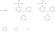 Acetonitrilebis[2-diphenylphosphino-6-tert-butylpyridine]cyclopentadienylruthenium(II) hexafluorop…