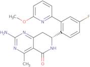 (R)-2-Amino-7-[4-fluoro-2-(6-methoxypyridin-2-yl)phenyl]-4-methyl-7,8-dihydro-6H-pyrido[4,3-d]pyrimidin-5-one