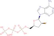 [(2S,4S,5R)-5-(6-Aminopurin-9-Yl)-4-Fluorooxolan-2-Yl]Methyl (Hydroxy-Phosphonooxyphosphoryl) Hy...