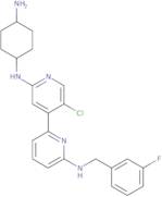N2'-(trans-4-Aminocyclohexyl)-5'-chloro-N6-[(3-fluorophenyl)methyl]-[2,4'-bipyridine]-2',6-diamine