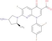 7-[(2S,4S)-4-Amino-2-Methylpyrrolidin-1-Yl]-1-(2,4-Difluorophenyl)-6-Fluoro-4-Oxo-1,8-Naphthyridine-3-Carboxylic Acid