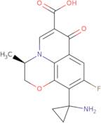 (3R)-10-(1-AMINOCYCLOPROPYL)-9-FLUORO-2,3-DIHYDRO-3-METHYL-7-OXO-7H-PYRIDO[1,2,3-DE]-1,4-BENZOXA...