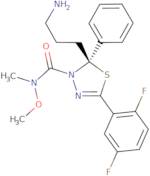(2S)-2-(3-Aminopropyl)-5-(2,5-difluorophenyl)-N-methoxy-N-methyl-2-phenyl-1,3,4-thiadiazole-3(2H)-carboxamide