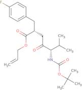 (alphaR)-alpha-[(3S)-3-(tert-Butyloxycarbonylamino)-4-methyl-2-oxopentyl]-4-fluoro-benzenepropanoic acid 2-propen-1-yl ester