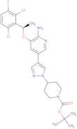 4-[4-[6-Amino-5-[[(R)-1-(2,6-dichloro-3-fluorophenyl)ethyl]oxy]pyridin-3-yl]pyrazol-1-yl]piperidin…