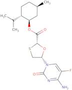 (2R,5S)-5-(4-Amino-5-fluoro-2-oxo-1(2H)-pyrimidinyl)-1,3-oxathiolane-2-carboxylic acid (1R,2S,5R)-5-methyl-2-(1-methylethyl)cyclohex yl ester
