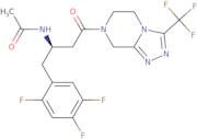 7-[(3R)-3-[(N-Acetyl)amino]-1-oxo-4-(2,4,5-trifluorophenyl)butyl]-5,6,7,8-tetrahydro-3-(trifluoromethyl)-1,2,4-triazolo[4,3-a]pyrazi ne
