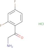 2-amino-1-(2,4-difluorophenyl)ethanone;hydrochloride