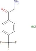 2-amino-1-[4-(trifluoromethyl)phenyl]ethanone;hydrochloride