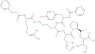 Angiotensin II Receptor Ligand Nicotinoyl-Tyr-Lys(Z-Arg)-His-Pro-Ile-OH