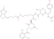 Ac-Tyr-Val-Lys(biotinyl)-Asp-2,6-dimethylbenzoyloxymethylketone