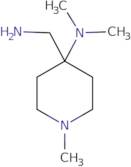 4-(Aminomethyl)-N,N,1-trimethylpiperidin-4-amine