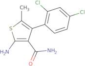 2-Amino-4-(2,4-dichlorophenyl)-5-methylthiophene-3-carboxamide