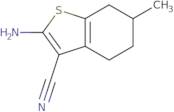 2-Amino-6-methyl-4,5,6,7-tetrahydro-1-benzothiophene-3-carbonitrile