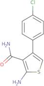 2-Amino-4-(4-chlorophenyl)thiophene-3-carboxamide