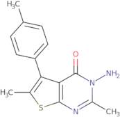 3-Amino-2,6-dimethyl-5-(4-methylphenyl)thieno[2,3-d]pyrimidin-4(3H)-one