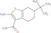 2-Amino-6-tert-butyl-4,5,6,7-tetrahydro-1-benzothiophene-3-carboxamide