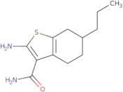 2-Amino-6-propyl-4,5,6,7-tetrahydro-1-benzothiophene-3-carboxamide