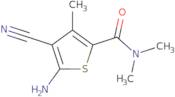 5-Amino-4-cyano-N,N,3-trimethylthiophene-2-carboxamide