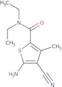 5-Amino-4-cyano-N,N-diethyl-3-methylthiophene-2-carboxamide