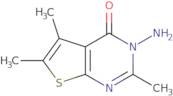 3-Amino-2,5,6-trimethylthieno[2,3-d]pyrimidin-4(3H)-one