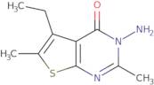 3-Amino-5-ethyl-2,6-dimethylthieno[2,3-d]pyrimidin-4(3H)-one