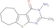 3-Amino-2-methyl-3,5,6,7,8,9-hexahydro-4H-cyclohepta[4,5]thieno[2,3-d]pyrimidin-4-one