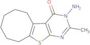 3-Amino-2-methyl-5,6,7,8,9,10-hexahydrocycloocta[4,5]thieno[2,3-d]pyrimidin-4(3H)-one