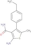 2-Amino-4-(4-ethylphenyl)-5-methylthiophene-3-carboxamide