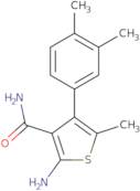 2-Amino-4-(3,4-dimethylphenyl)-5-methylthiophene-3-carboxamide