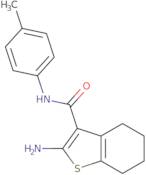 2-Amino-N-(4-methylphenyl)-4,5,6,7-tetrahydro-1-benzothiophene-3-carboxamide