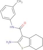 2-Amino-N-(3-methylphenyl)-4,5,6,7-tetrahydro-1-benzothiophene-3-carboxamide