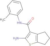 2-Amino-N-(2-methylphenyl)-5,6-dihydro-4H-cyclopenta[b]thiophene-3-carboxamide