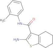 2-Amino-N-(2-methylphenyl)-4,5,6,7-tetrahydro-1-benzothiophene-3-carboxamide